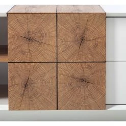 Loftscape TV-Lowboard Crecora - Weiß / Hirnholz Eiche -Wohnzimmermöbel boutique en ligne 1000191826 200814 06124700021 DETAILS P000000001000191826
