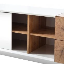 Loftscape TV-Lowboard Crecora - Weiß / Hirnholz Eiche -Wohnzimmermöbel boutique en ligne 1000191826 200814 06125000022 DETAILS P000000001000191826