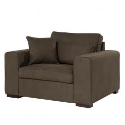 Ridgevalley XXL-Sessel Randan III - Webstoff - Bisonbraun