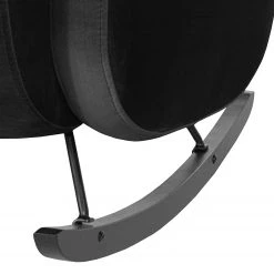 Norrwood Schaukelsessel Vains I - Samt - Samt Ravi: Schwarz -Wohnzimmermöbel boutique en ligne 1000192825 191204 13413900248 DETAILS P000000001000192825