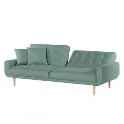 Norrwood Schlafsofa Vaise I - Samt - Webstoff Meara: Mintgrau -Wohnzimmermöbel boutique en ligne 1000192847 191204 13420800440 DETAILS P000000001000192847