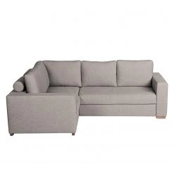 Loftscape Ecksofa Woodway II - Webstoff - Grau - Ottomane davorstehend links - Tablett -Wohnzimmermöbel boutique en ligne 1000192971 191204 13433301534 DETAILS P000000001000192971