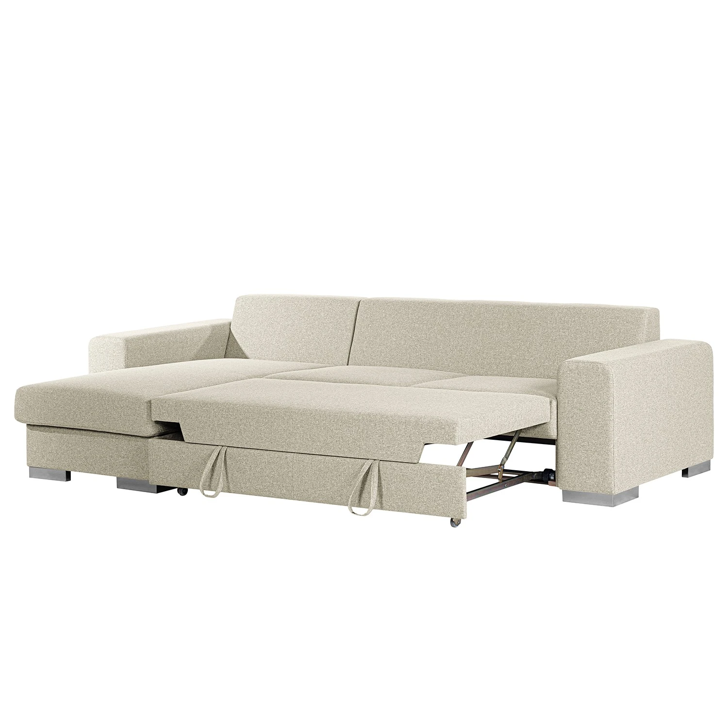 Loftscape Ecksofa Vassy - Webstoff - Creme - Longchair davorstehend links - Kein Zubehör inklusive 2 Loftscape Ecksofa Vassy - Webstoff - Creme - Longchair davorstehend links - Kein Zubehör inklusive – Bild 2