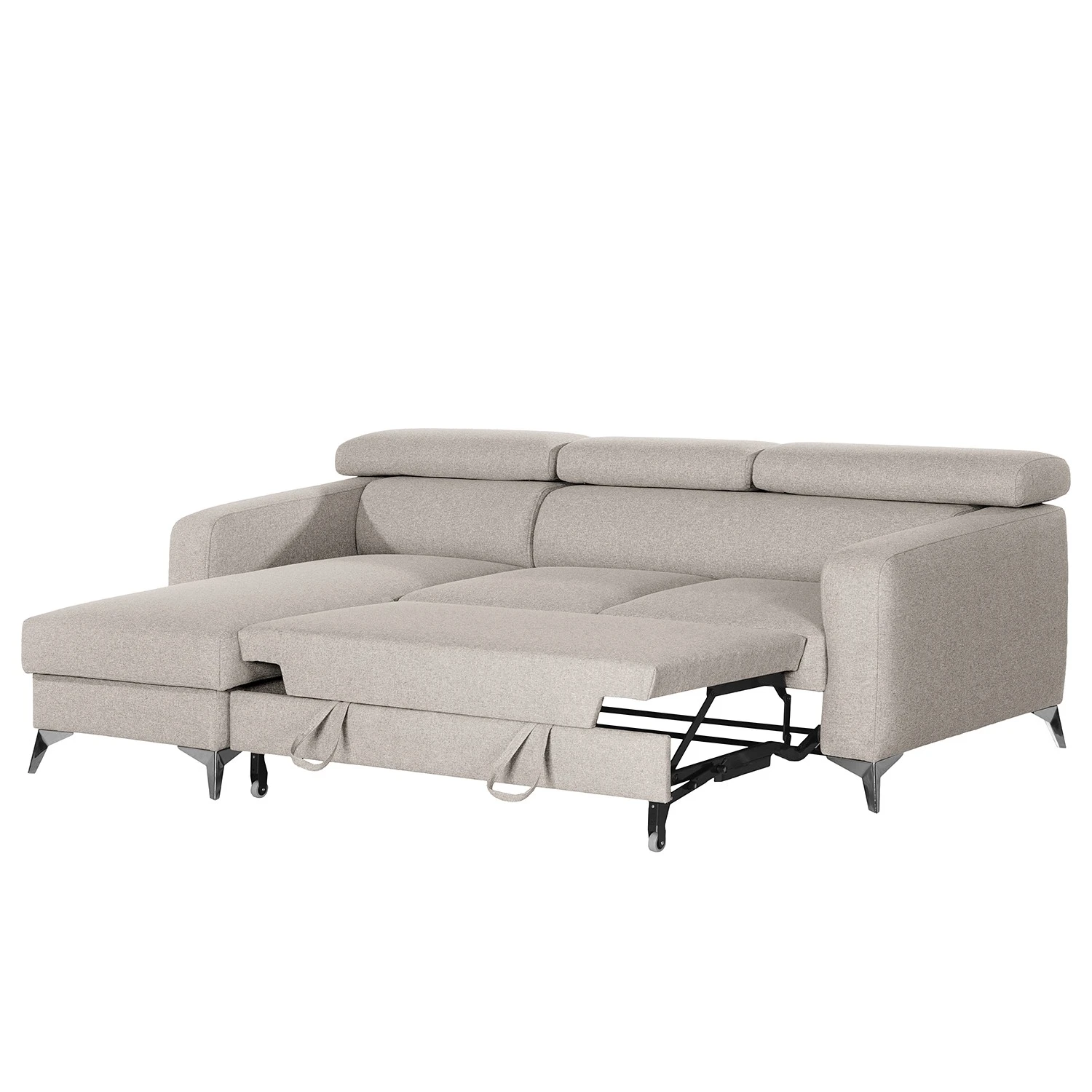 Loftscape Ecksofa Nonza I - Webstoff - Kaschmir - Longchair davorstehend links 2 Loftscape Ecksofa Nonza I - Webstoff - Kaschmir - Longchair davorstehend links – Bild 2