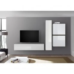 LC Spa Wohnwand Infinity I (4-teilig) - Hochglanz Weiß -Wohnzimmermöbel boutique en ligne 1000193646 191029 16360000004 MOOD DETAILS P000000001000193646 mood