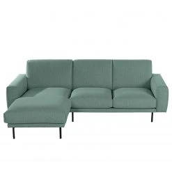 Norrwood Ecksofa Medan - Webstoff - Mintgrau - Longchair davorstehend links -Wohnzimmermöbel boutique en ligne 1000193899 191212 16462600918 DETAILS P000000001000193899