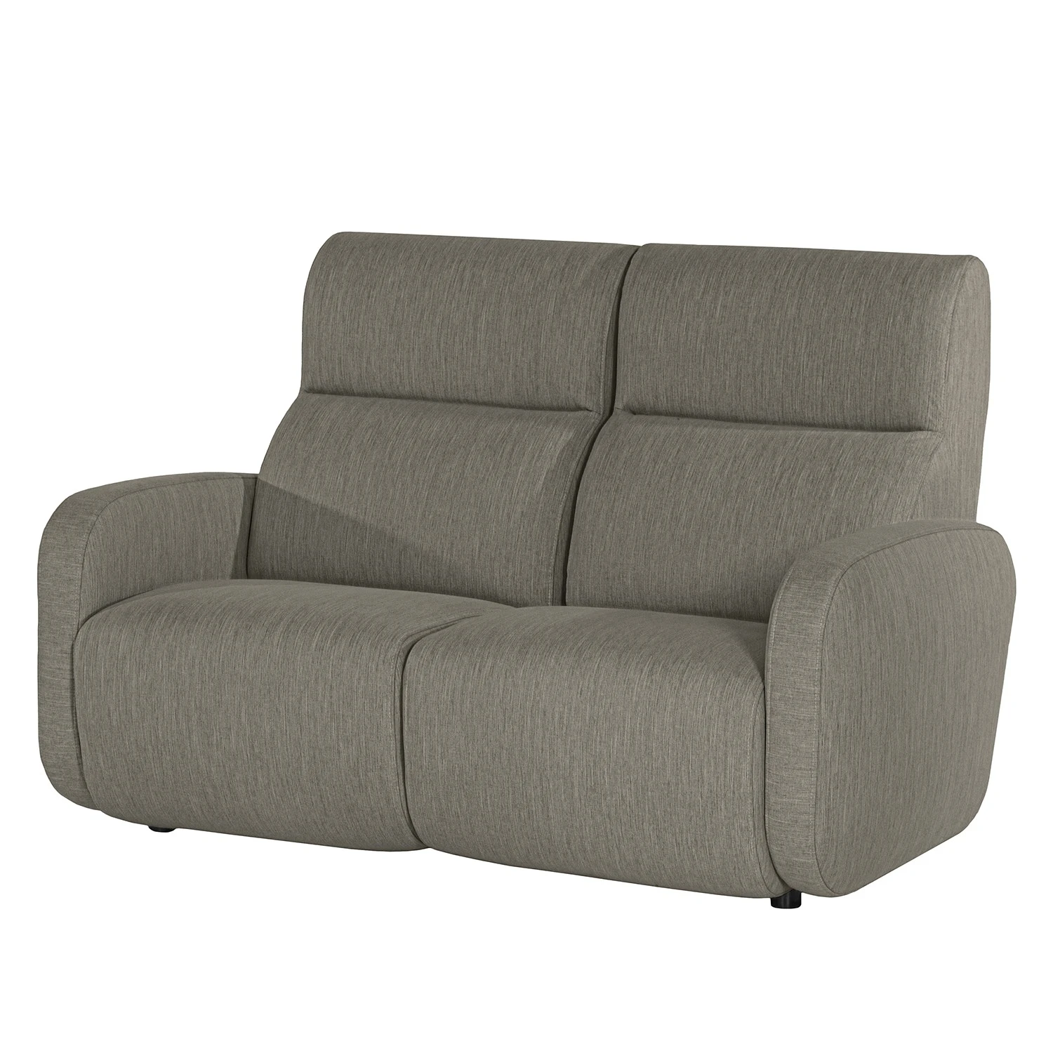 Loftscape Sofa Mezin I (2-Sitzer) - Samt - Webstoff Meara: Grau 1 Loftscape Sofa Mezin I (2-Sitzer) - Samt - Webstoff Meara: Grau
