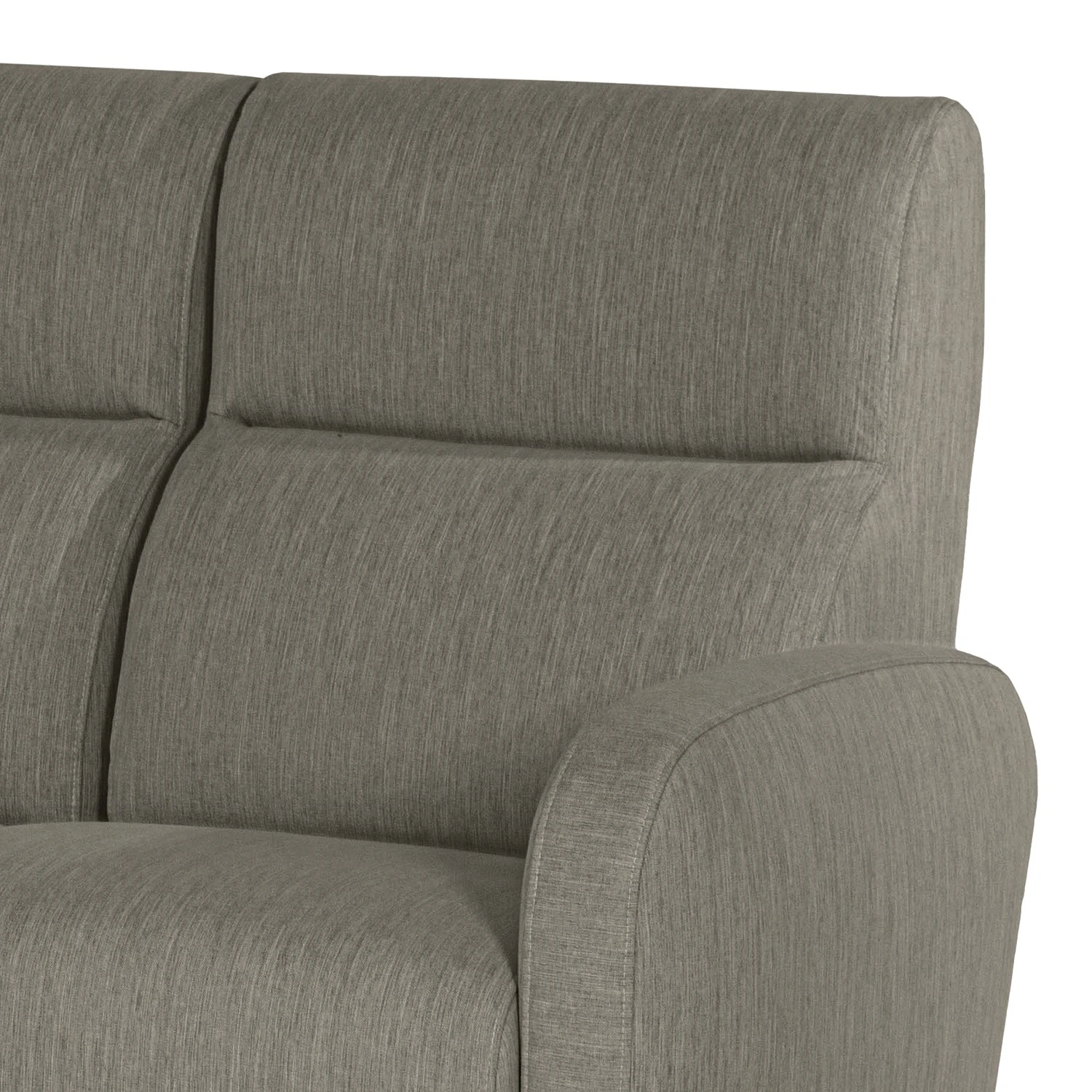 Loftscape Sofa Mezin I (2-Sitzer) - Samt - Webstoff Meara: Grau 6 Loftscape Sofa Mezin I (2-Sitzer) - Samt - Webstoff Meara: Grau – Bild 6