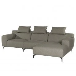 Loftscape Ecksofa Manot I - Webstoff - Grau - Longchair davorstehend rechts - Sitztiefenverstellung -Wohnzimmermöbel boutique en ligne 1000193931 191212 16465501237 DETAILS P000000001000193931