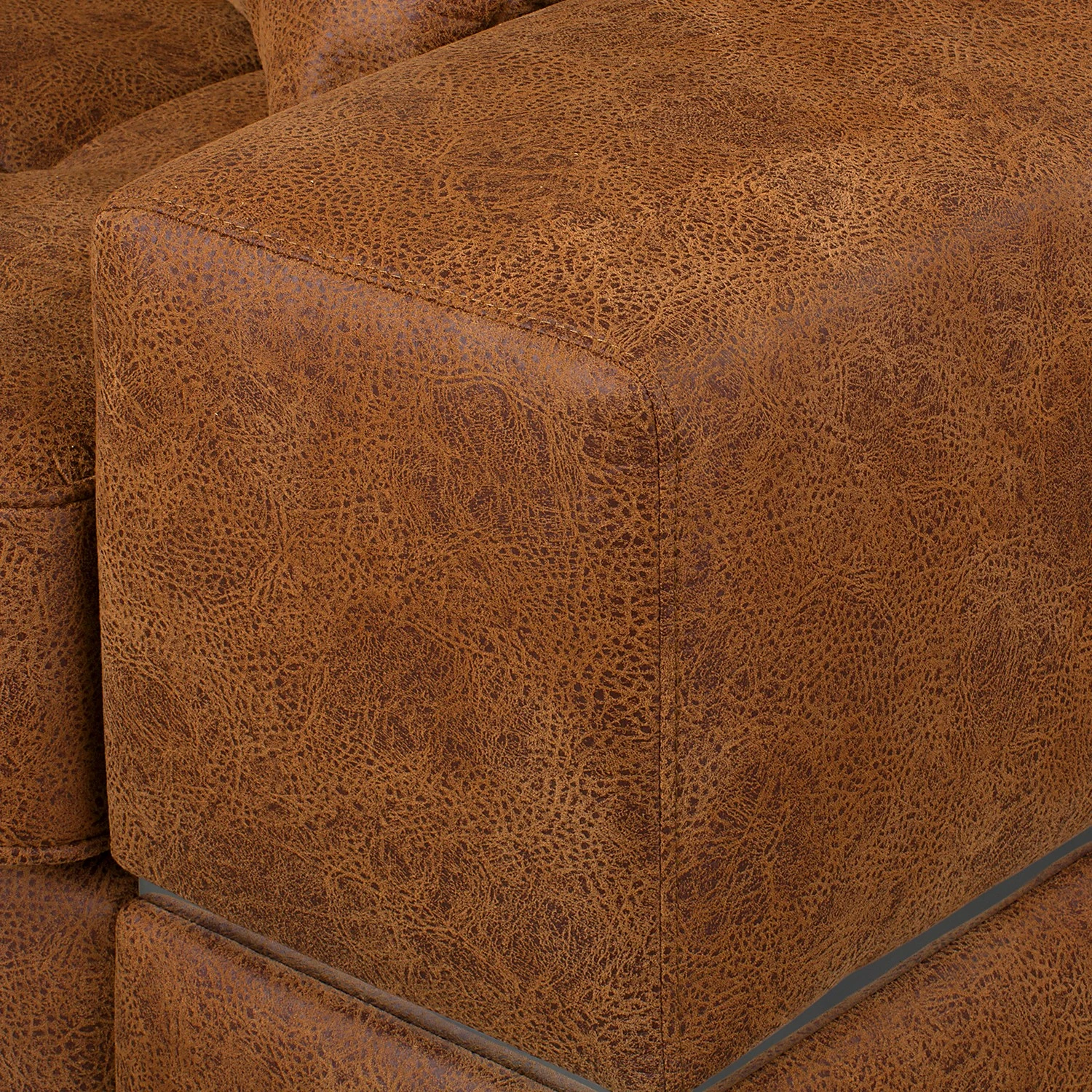 Loftscape Sofa Muonio (2-Sitzer) - Antiklederlook - Cognac 9 Loftscape Sofa Muonio (2-Sitzer) - Antiklederlook - Cognac – Bild 9