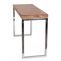 Naturoo Konsolentisch Tolono - Akazie massiv / Edelstahl - Akazie / Chrom -Wohnzimmermöbel boutique en ligne 1000194217 200108 10050600090 DETAILS P000000001000194217