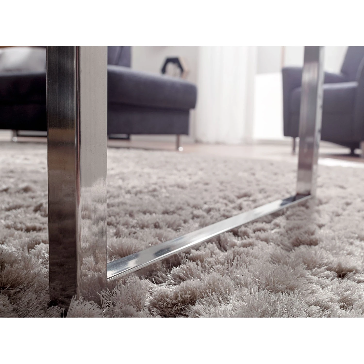 Naturoo Couchtisch Tolono - Akazie massiv / Edelstahl - Akazie / Chrom 5 Naturoo Couchtisch Tolono - Akazie massiv / Edelstahl - Akazie / Chrom – Bild 5