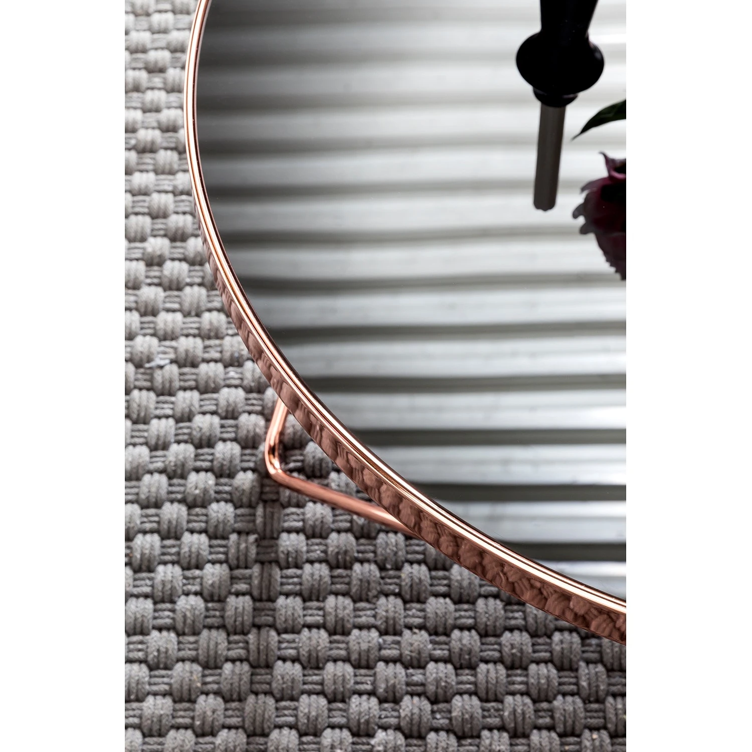 Jack & Alice Couchtisch Morgan - Glas / Metall - Schwarz / Kupfer 6 Jack & Alice Couchtisch Morgan - Glas / Metall - Schwarz / Kupfer – Bild 6