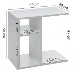 Mooved Beistelltisch Drangan - Weiß -Wohnzimmermöbel boutique en ligne 1000194266 200108 10054900398 SKETCH DETAILS P000000001000194266 sketch