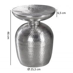 Red Living Beistelltisch Trevose - Aluminium - Silber -Wohnzimmermöbel boutique en ligne 1000194282 200108 10060100478 SKETCH DETAILS P000000001000194282 sketch