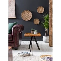 Red Living Beistelltisch Ardee I - Sheesham massiv / Metall - Sheesham / Schwarz -Wohnzimmermöbel boutique en ligne 1000194287 200108 10060500506 MOOD DETAILS P000000001000194287 mood