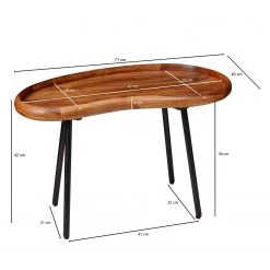 Red Living Couchtisch Ardee - Sheesham massiv / Metall - Sheesham / Schwarz -Wohnzimmermöbel boutique en ligne 1000194298 200108 10061500577 SKETCH DETAILS P000000001000194298 sketch