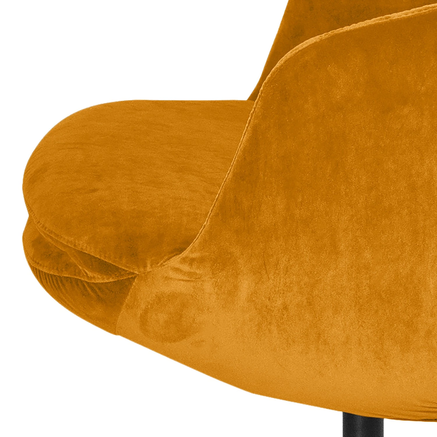 Mørteens Sessel Monsac II - Samt - Safrangelb 8 Mørteens Sessel Monsac II - Samt - Safrangelb – Bild 8