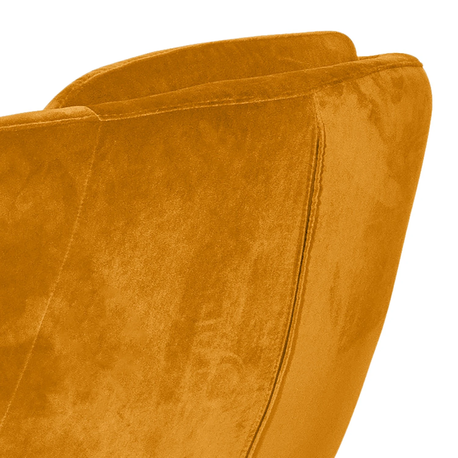 Mørteens Sessel Monsac II - Samt - Safrangelb 9 Mørteens Sessel Monsac II - Samt - Safrangelb – Bild 9