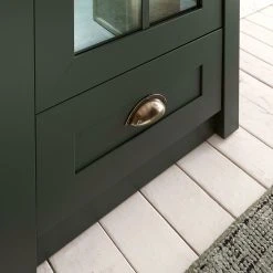 Ridgevalley Standvitrine Beauville - Moosgrün / Gold -Wohnzimmermöbel boutique en ligne 1000196320 191127 09002900026 DETAILS P000000001000196320