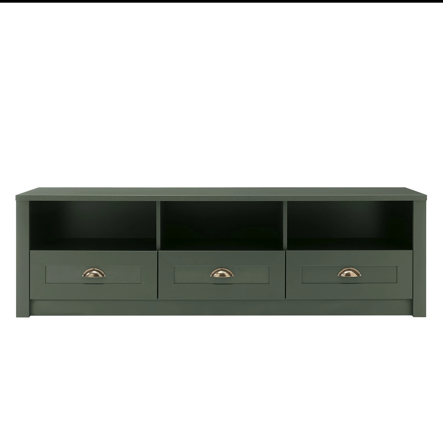 Ridgevalley TV-Lowboard Beauville II - Moosgrün / Gold 5 Ridgevalley TV-Lowboard Beauville II - Moosgrün / Gold – Bild 5