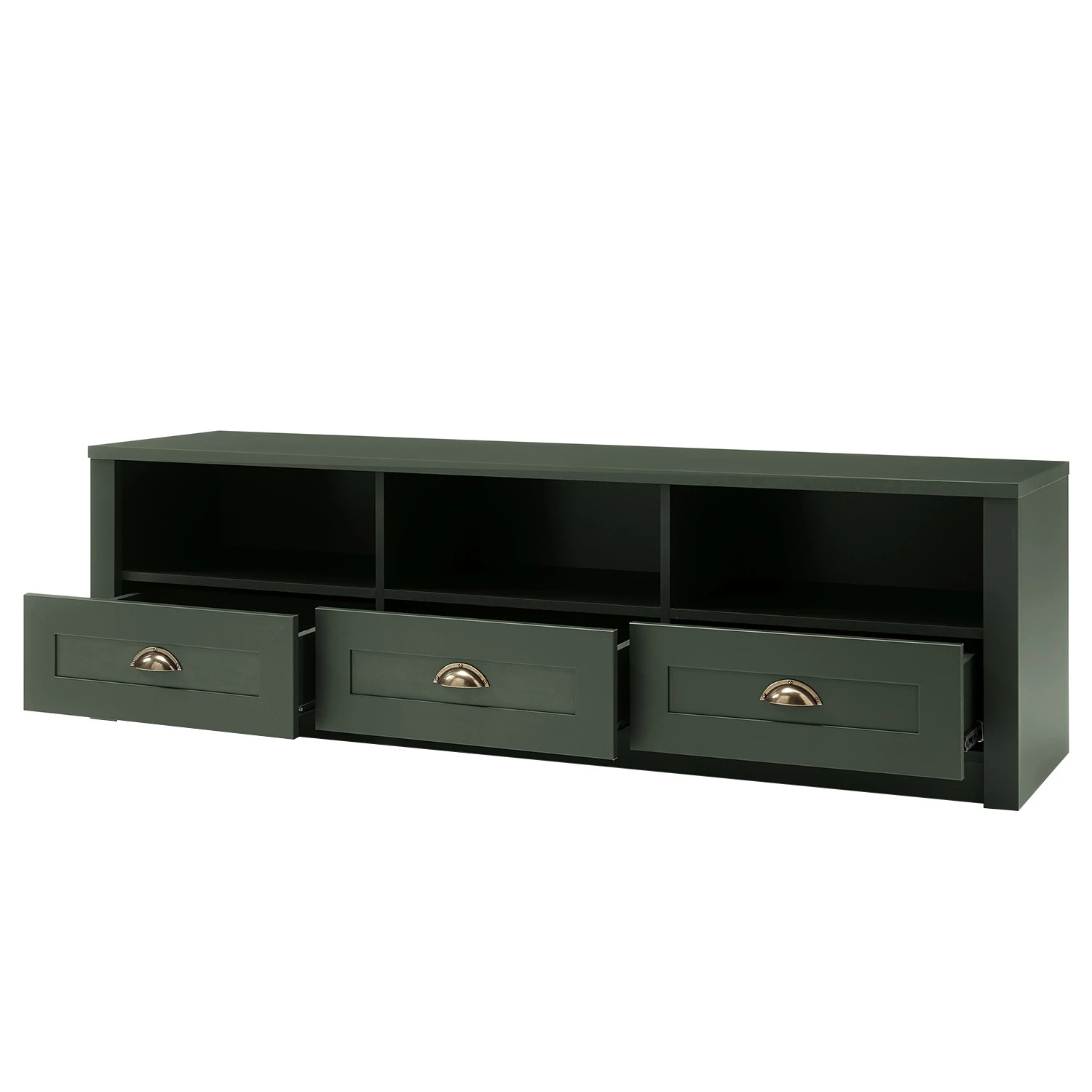 Ridgevalley TV-Lowboard Beauville II - Moosgrün / Gold 6 Ridgevalley TV-Lowboard Beauville II - Moosgrün / Gold – Bild 6