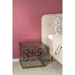 Red Living Beistelltisch Lindsfors I - Glas / Stahl - Antikbronze -Wohnzimmermöbel boutique en ligne 1000196485 191211 14162800028 MOOD DETAILS P000000001000196485 mood