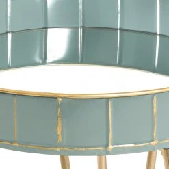 Norrwood Beistelltisch Krokvik II - Glas / Metall - Mint / Sandgrau 7 Norrwood Beistelltisch Krokvik II - Glas / Metall - Mint / Sandgrau -Wohnzimmermöbel boutique en ligne 1000196488 191211 14163000040 DETAILS P000000001000196488