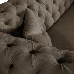 Maison Belfort Sofa Callas (3-Sitzer) - Microfaser - Braungrau -Wohnzimmermöbel boutique en ligne 1000197064 200120 17460200070 DETAILS P000000001000197064