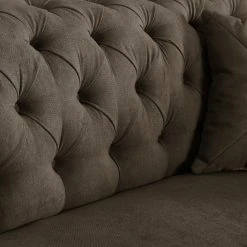 Maison Belfort Sofa Callas (3-Sitzer) - Microfaser - Braungrau -Wohnzimmermöbel boutique en ligne 1000197064 200120 17460200071 DETAILS P000000001000197064