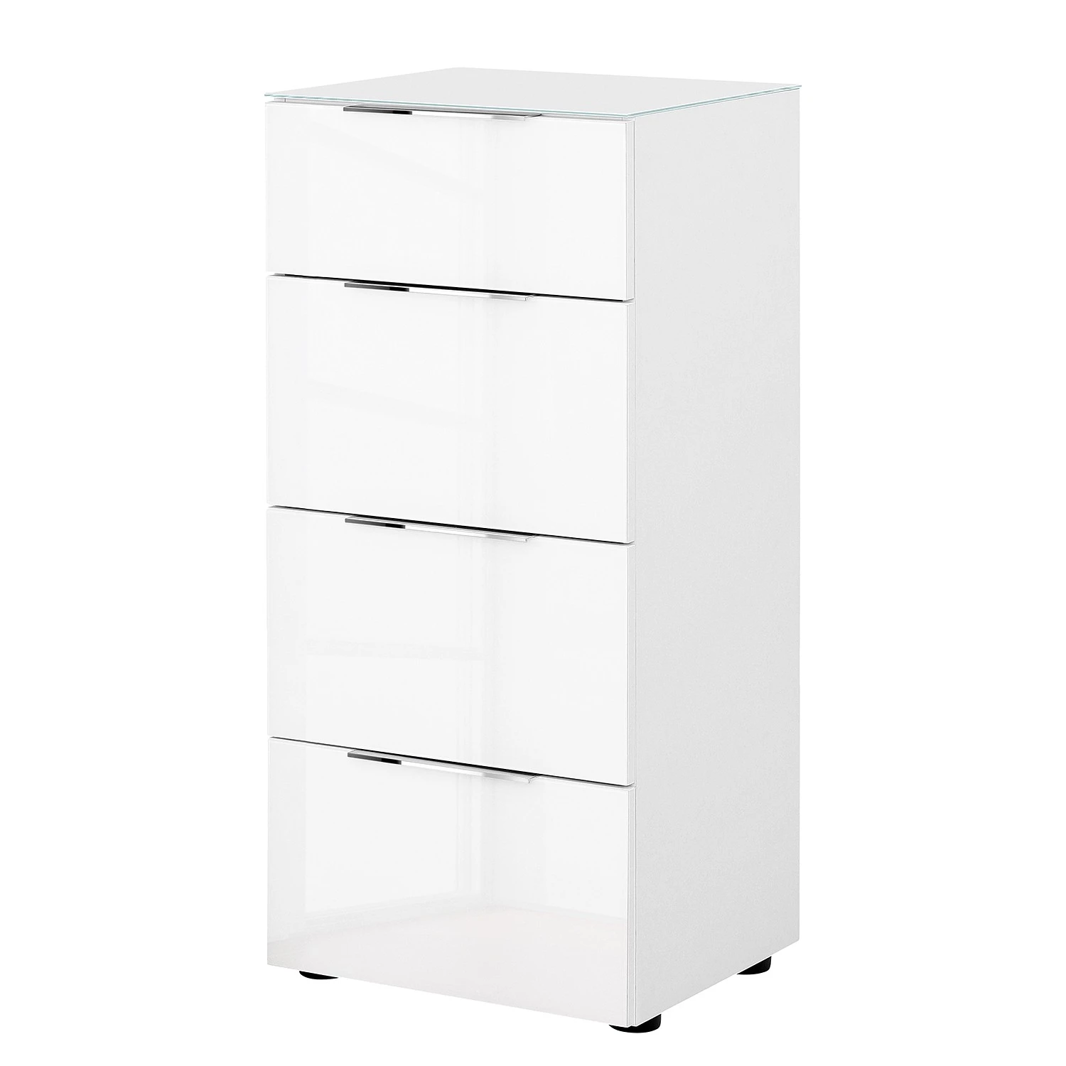 Maja Möbel Kommode Trend I - Glas - Weiß 1 Maja Möbel Kommode Trend I - Glas - Weiß