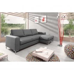 Fredriks Ecksofa Sagata - Webstoff - Grau - Longchair davorstehend rechts - Bettkasten - Schlaffunktion für dauerhafte Nutzung -Wohnzimmermöbel boutique en ligne 1000198260 200330 16532800149 MOOD DETAILS P000000001000198260 mood