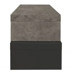 Temahome TV-Rack Detroit II - Beton Dekor / Schwarz -Wohnzimmermöbel boutique en ligne 1000198868 191209 09463500089 DETAILS P000000001000198868