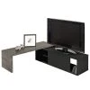 Temahome TV-Lowboard Detroit III - Beton Dekor / Schwarz