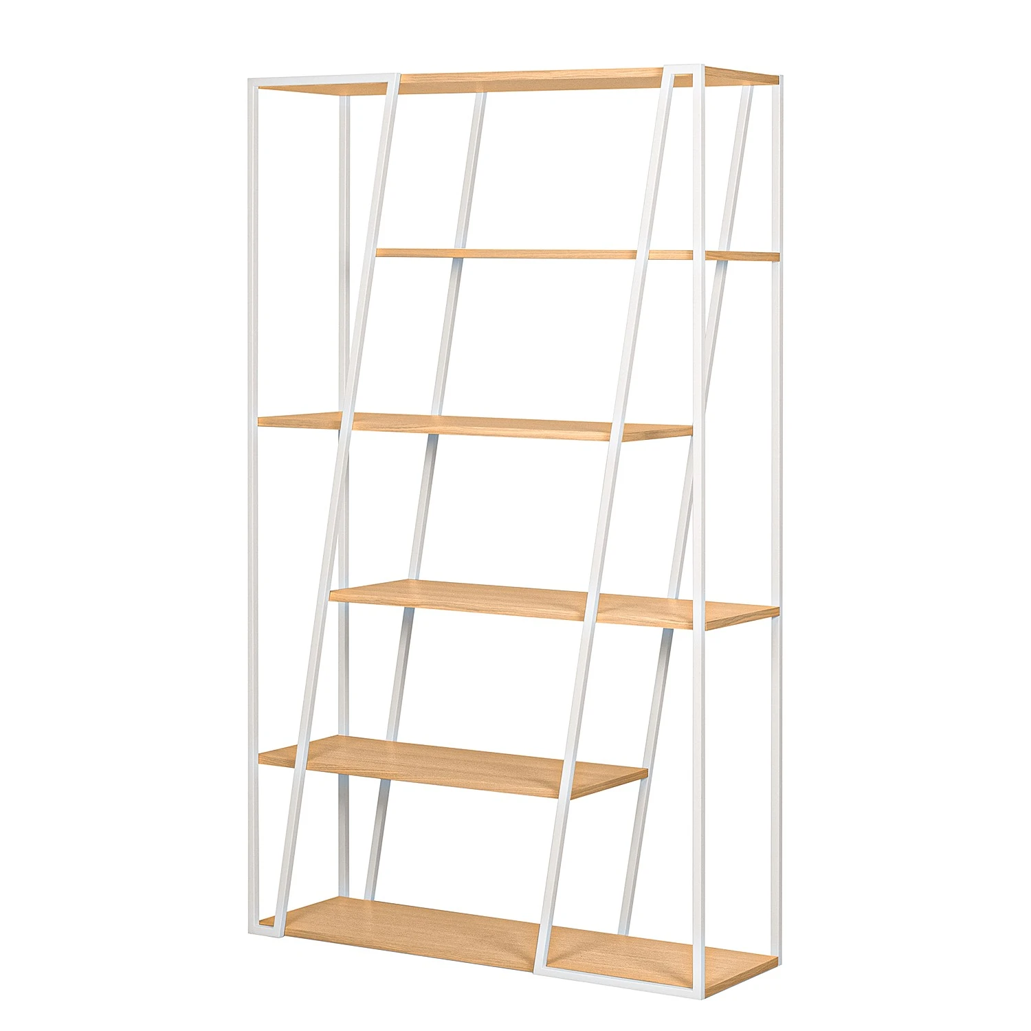 Temahome Regal Albi - Eiche / Weiß 1 Temahome Regal Albi - Eiche / Weiß