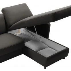 Fredriks Ecksofa Barbon - Flachgewebe - Anthrazit - Breite: 256 cm - Longchair davorstehend rechts -Wohnzimmermöbel boutique en ligne 1000199807 200225 14061700430 DETAILS P000000001000199807