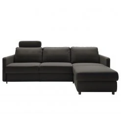 Fredriks Ecksofa Barbon - Flachgewebe - Anthrazit - Breite: 256 cm - Longchair davorstehend rechts -Wohnzimmermöbel boutique en ligne 1000199807 200227 15493400009 DETAILS P000000001000199807