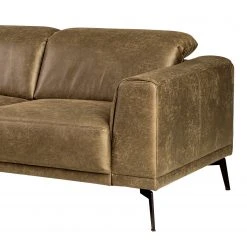 Fredriks Ecksofa Basin II - Kunstleder - Kokosnuss Braun - Longchair davorstehend links -Wohnzimmermöbel boutique en ligne 1000200003 200409 12381700062 DETAILS P000000001000200003