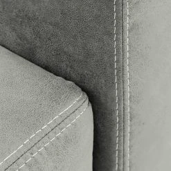 Ars Natura Wohnlandschaften Korfi - Microfaser - Platin - Ottomane davorstehend links - Mit Kopfstütze -Wohnzimmermöbel boutique en ligne 1000200066 200224 14593400487 DETAILS P000000001000200066