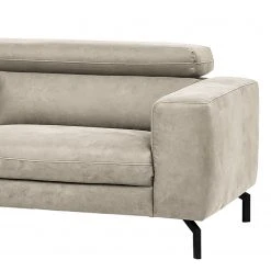 Fredriks Ecksofa Brodi - Microfaser - Lichtgrau - Ottomane davorstehend links -Wohnzimmermöbel boutique en ligne 1000200089 200224 15000200702 DETAILS P000000001000200089