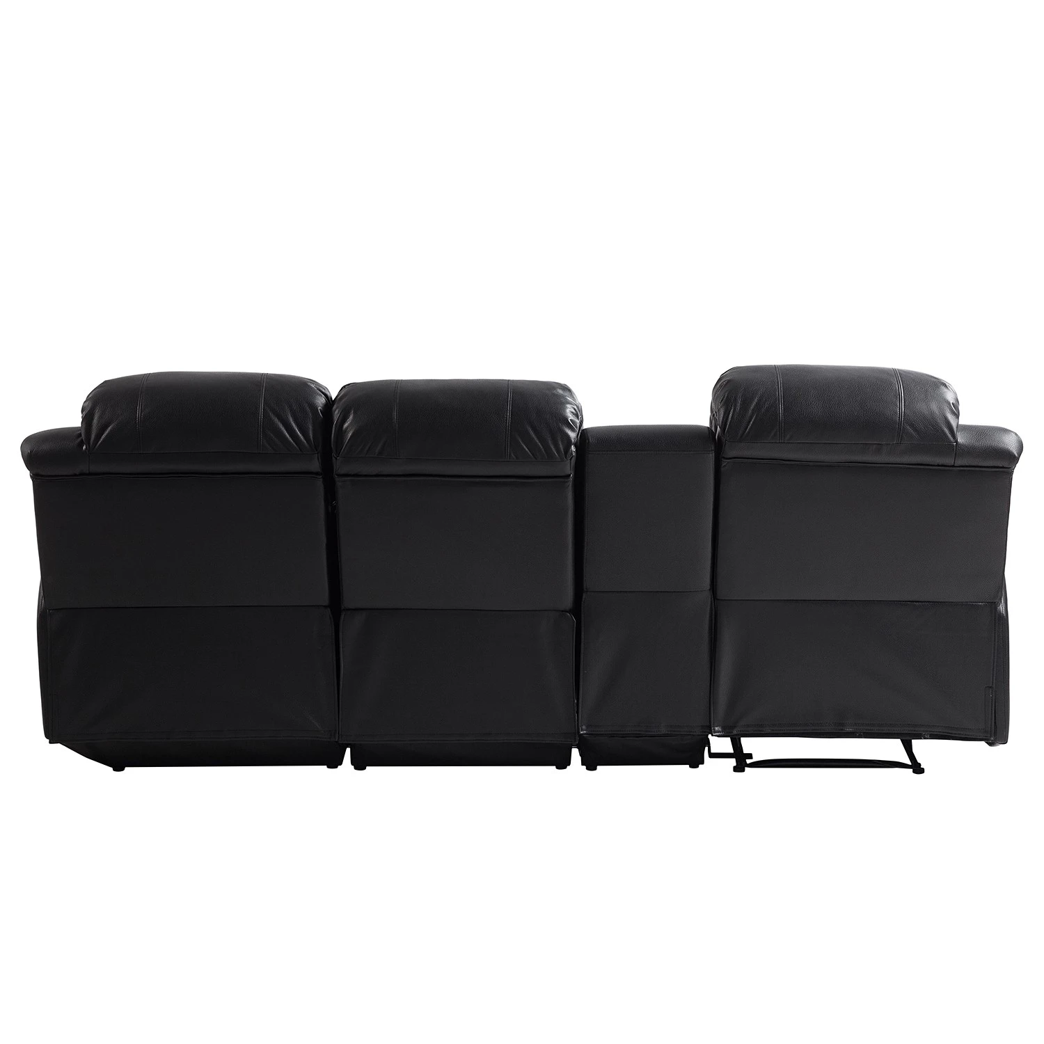 Modoform Ecksofa Mendis - Kunstleder - Schwarz - Ottomane davorstehend rechts 6 Modoform Ecksofa Mendis - Kunstleder - Schwarz - Ottomane davorstehend rechts – Bild 6