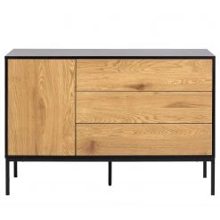 Red Living Sideboard Coogee II - Wildeiche Dekor / Schwarz -Wohnzimmermöbel boutique en ligne 1000200148 200205 06092300050 DETAILS P000000001000200148