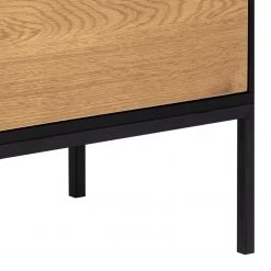 Red Living Sideboard Coogee II - Wildeiche Dekor / Schwarz -Wohnzimmermöbel boutique en ligne 1000200148 200205 06092300054 DETAILS P000000001000200148