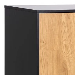 Red Living Kommode Coogee II - Wildeiche Dekor / Schwarz -Wohnzimmermöbel boutique en ligne 1000200158 200205 06092400096 DETAILS P000000001000200158