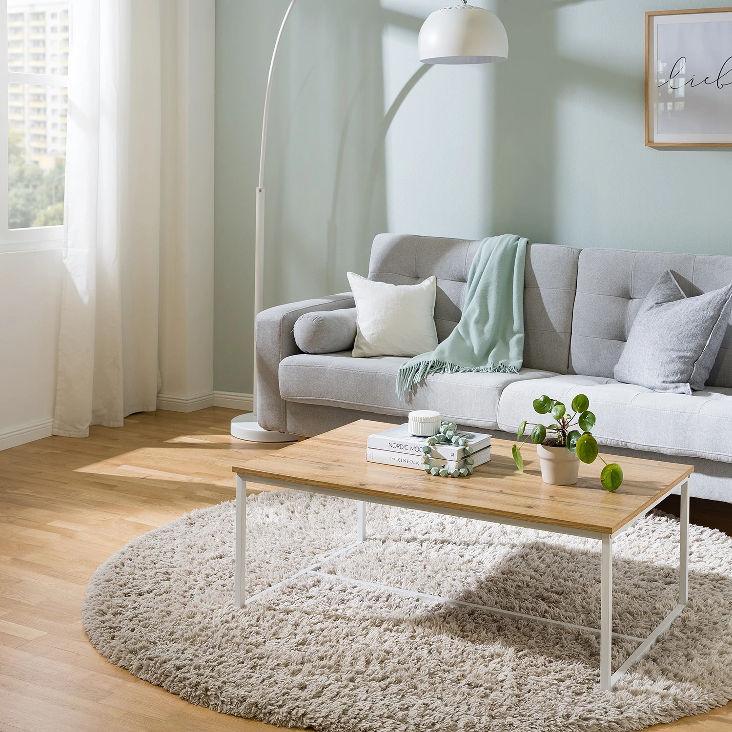 Fredriks Couchtisch Meon - Eiche Dekor 2 Fredriks Couchtisch Meon - Eiche Dekor – Bild 2