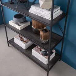 Fredriks Regal Meon II - Eiche Grau Dekor -Wohnzimmermöbel boutique en ligne 1000201090 201124 11582100012 MOOD DETAILS P000000001000201090 mood