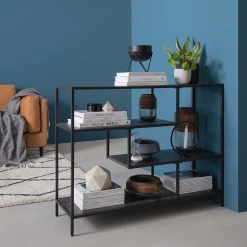 Fredriks Regal Meon V - Eiche Grau Dekor -Wohnzimmermöbel boutique en ligne 1000201094 201120 14484900017 MOOD DETAILS P000000001000201094 mood