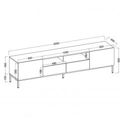 Fredriks TV-Lowboard Meon - Weiß 51 Fredriks TV-Lowboard Meon - Weiß -Wohnzimmermöbel boutique en ligne 1000201098 200814 14305800018 SKETCH DETAILS P000000001000201098 sketch