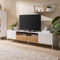 Fredriks TV-Lowboard Meon - Weiß 44 Fredriks TV-Lowboard Meon - Weiß -Wohnzimmermöbel boutique en ligne 1000201098 201030 11202900019 DETAILS P000000001000201098