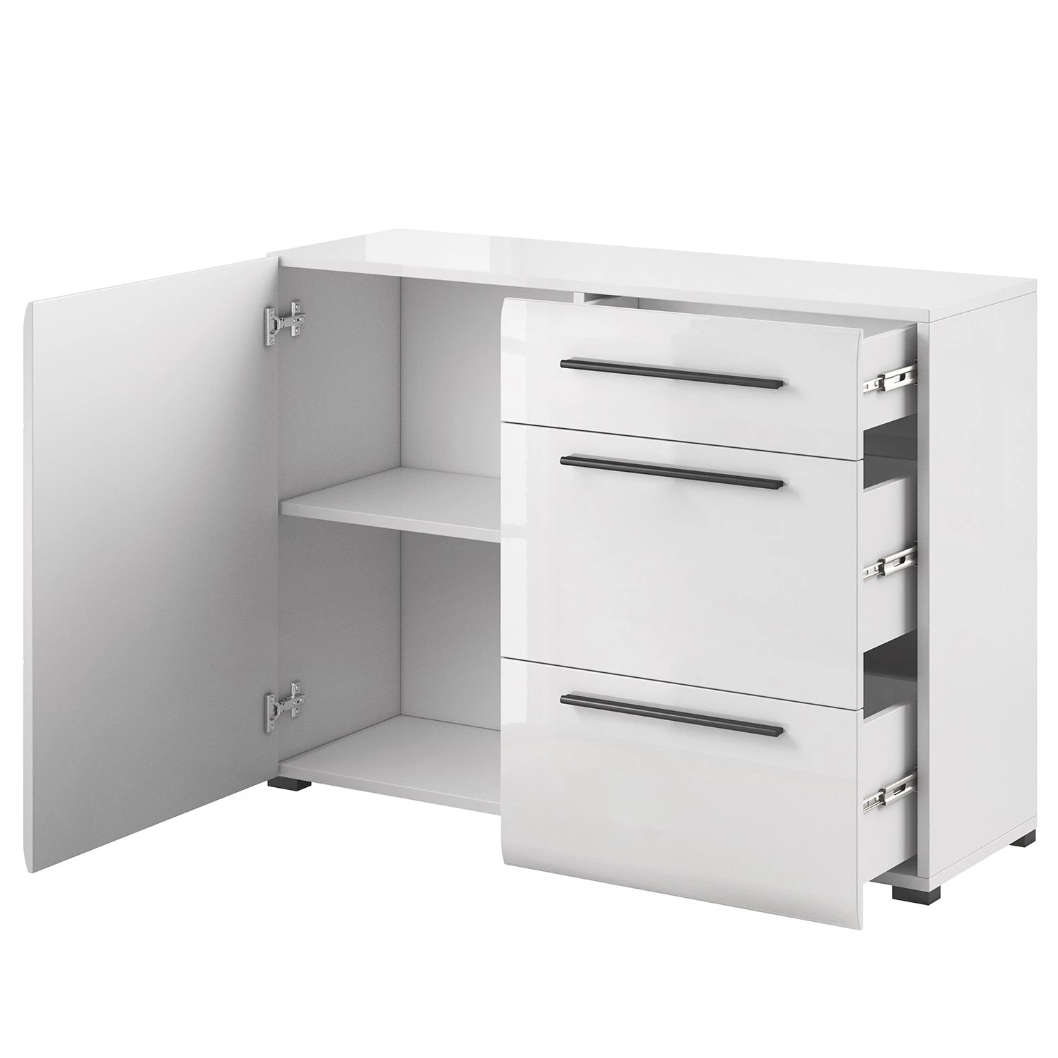 Loftscape Kommode Tyfta - Hochglanz Weiß 2 Loftscape Kommode Tyfta - Hochglanz Weiß – Bild 2